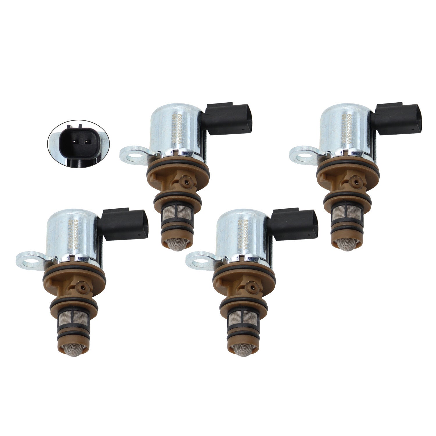 ya 1 8.5.3 4 Pieces Engine Multi-displacement Solenoid Valve for Dodge for Ram 1500 5.7 53022298AA