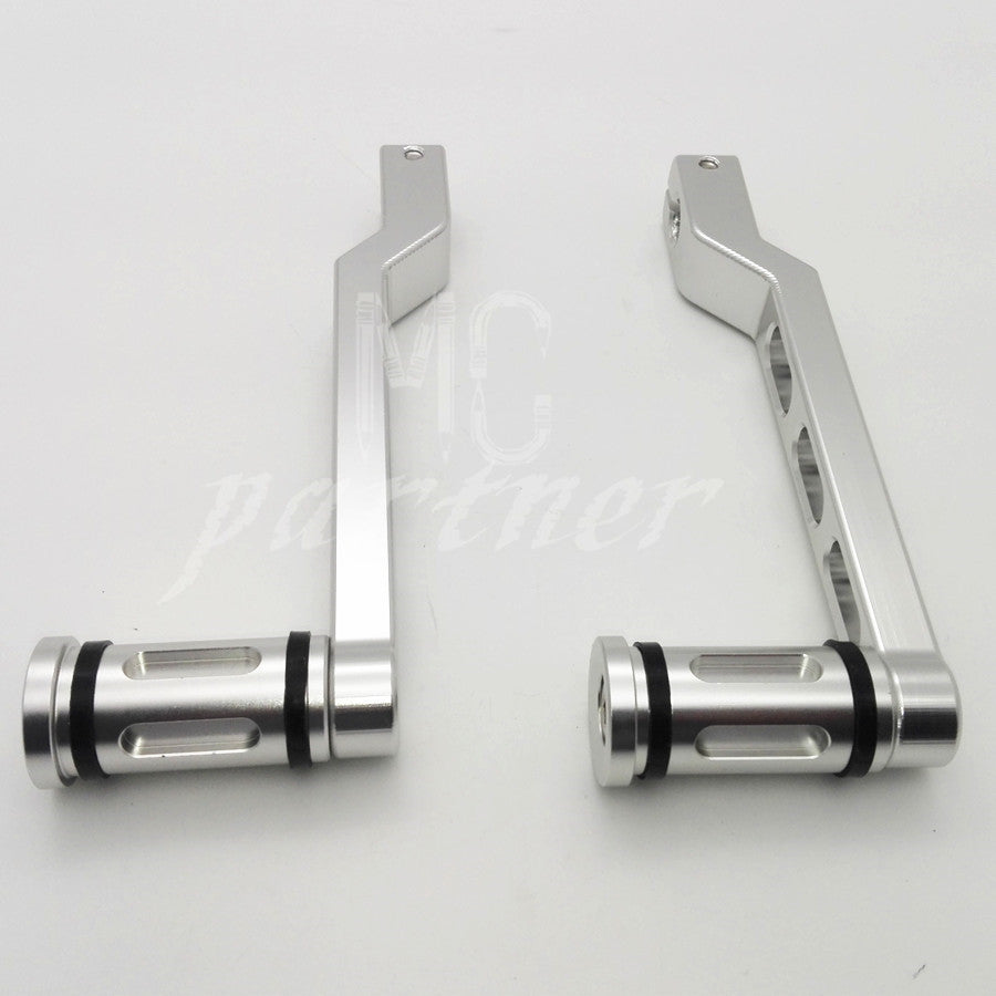 ya 5 8.7 Chrome Heel Toe Shift Lever W/ Shifter Peg for Harley Touring Softail Tri Glide