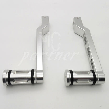 ya 5 8.7 Chrome Heel Toe Shift Lever W/ Shifter Peg for Harley Touring Softail Tri Glide