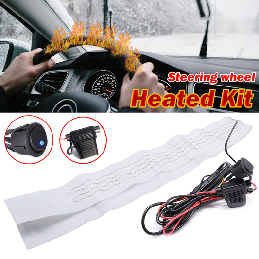 ya 8 5.27 Universal 12V car steering wheel heater pad steering wheel heated heater kit car heater