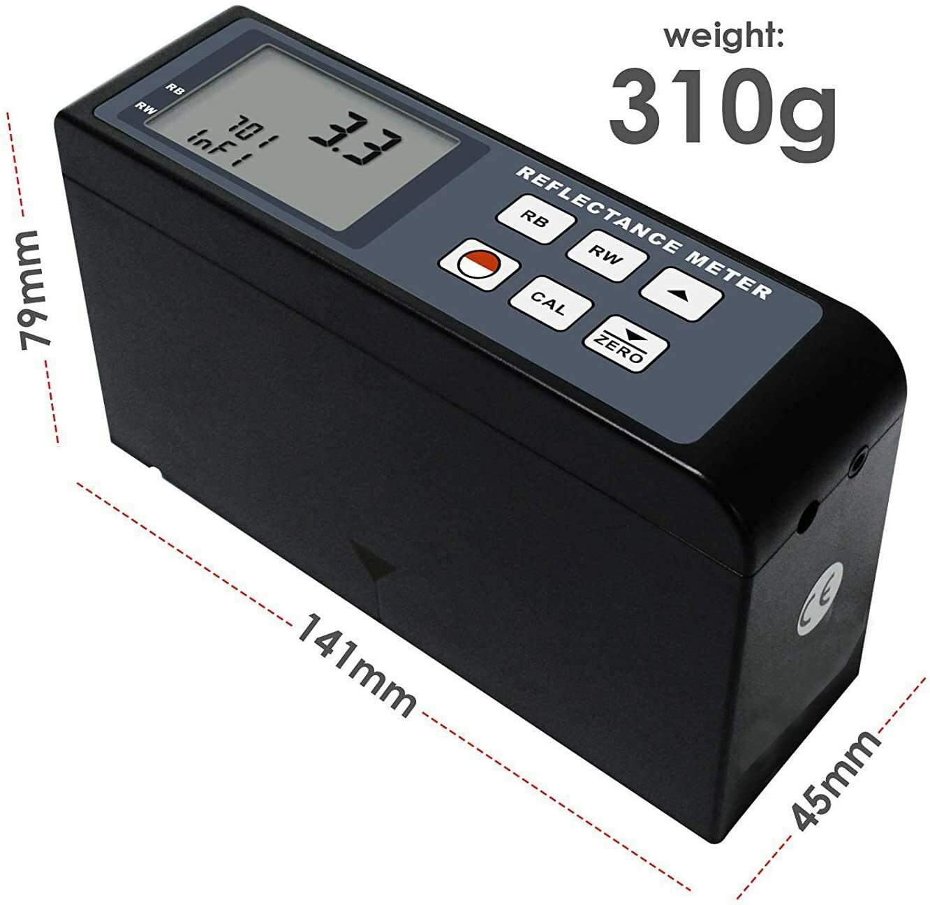 Digital Reflectance Meter Reflectometer Tester for Coating Ink Plastic Printing