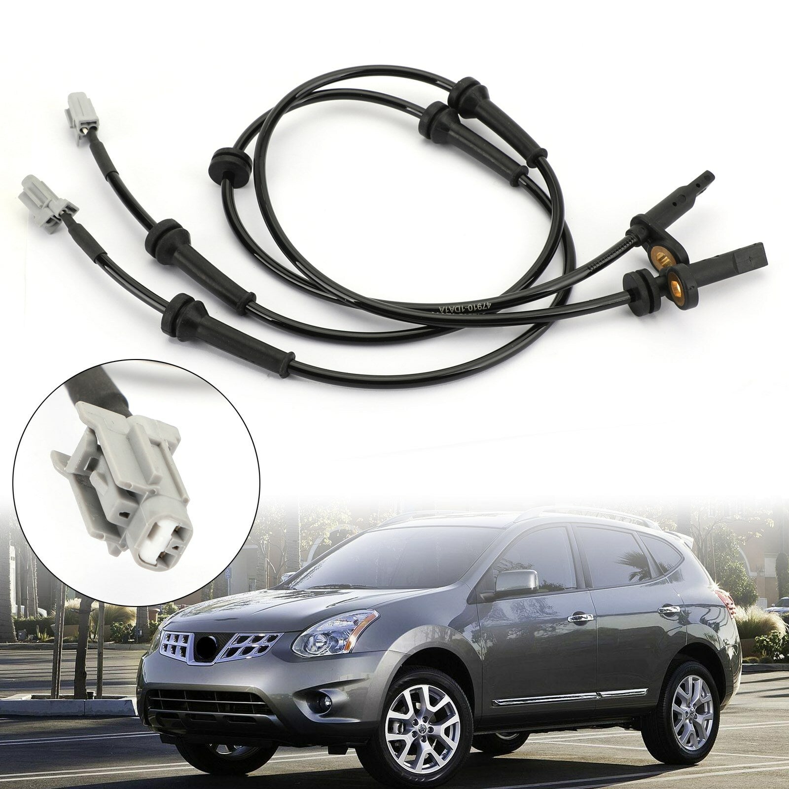 ya 1 8.12 baidi 2Pcs Front ABS Wheel Speed Sensor For Rogue 2.5L 2008-2013 ALS1658 U1