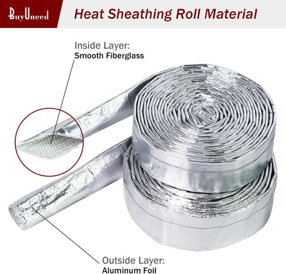 ya 5 8.7 Automotive Alu for Mini zed Casing Thermal Jacket Anti-Vapor Lock Heat Insulation Cover