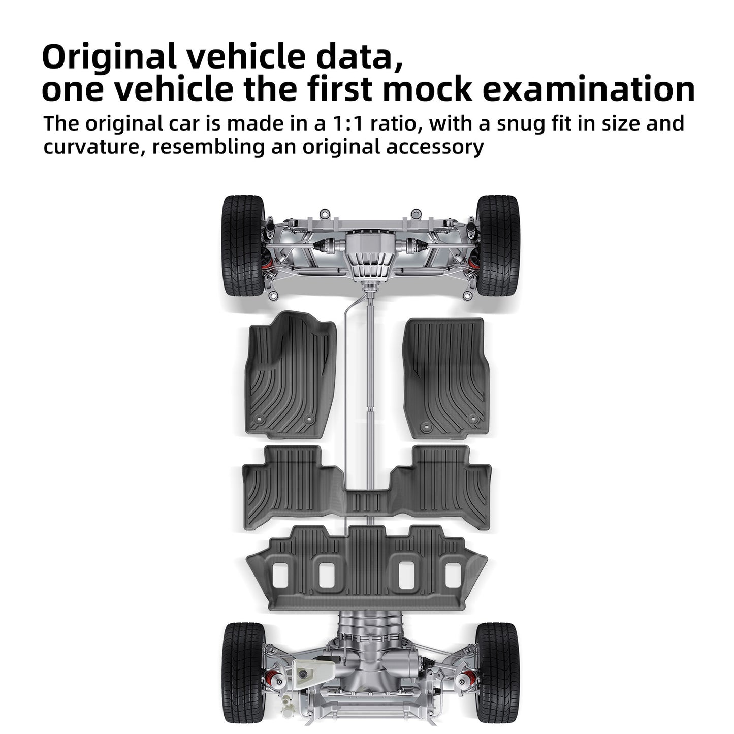 ya 5 8.7 For 2024 for Toyota for Land Cruiser Prado J250 5 for SEAT s TPE 3D Car Floor Mats Trunk Pads