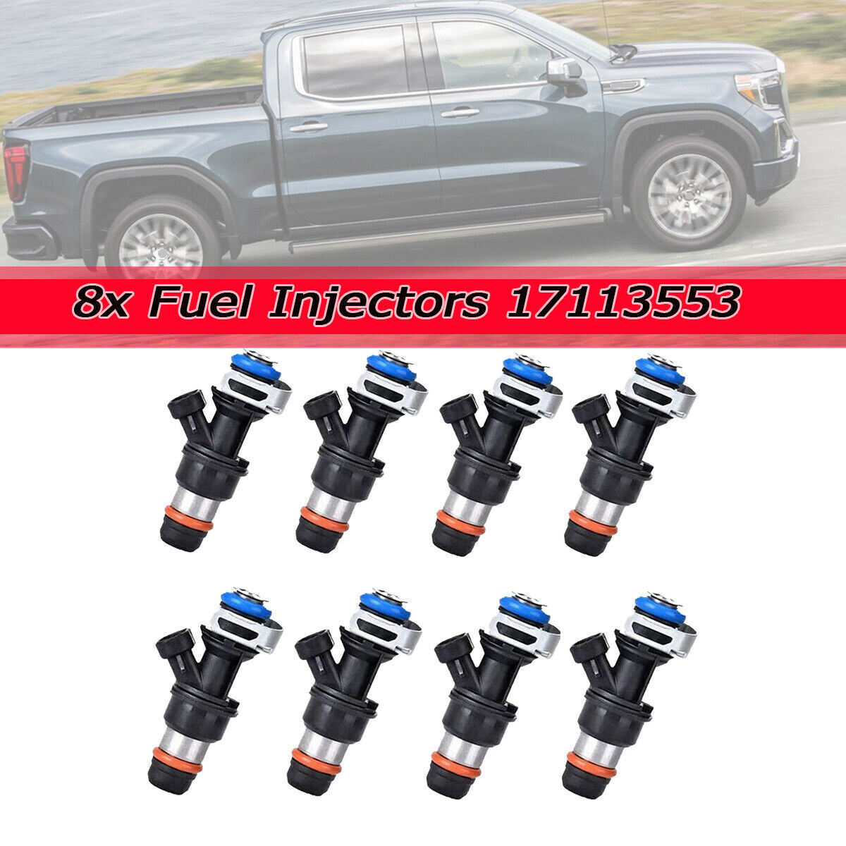 ya 1 8.5.1 8 X Fuel Injector 1711353 for Silverado 1500 for Sierra Express Tahoe for Yukon 