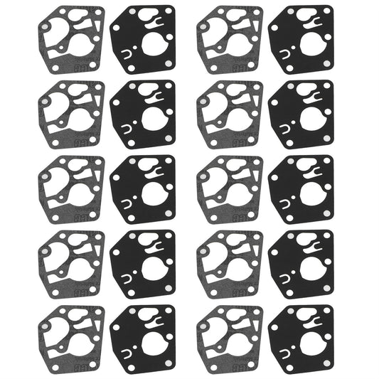 ya 14 10Set Carburetor Diaphragm Gasket Kits Repairing Accessory For Briggs