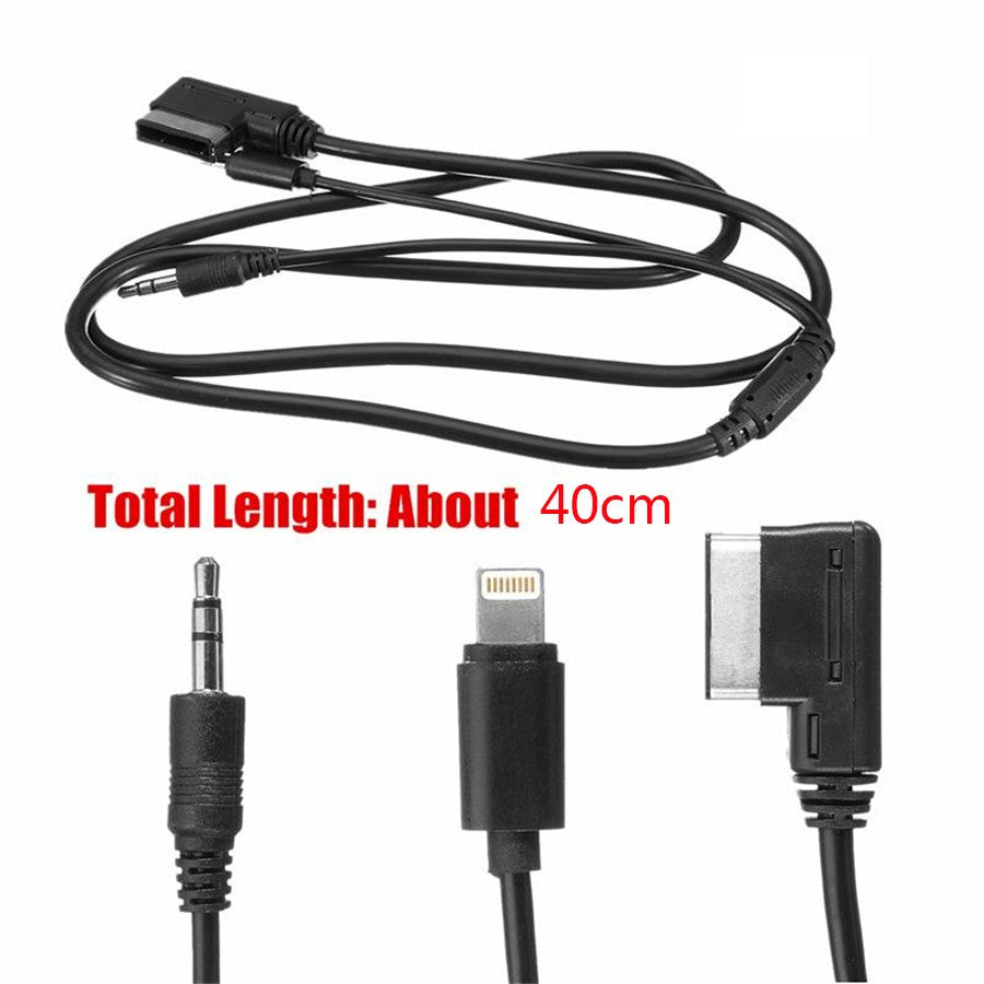 ya 10 5.28.2 MMI Music Interface AUX Cable Cord 8pin Charging For IPHONE for Mercedes