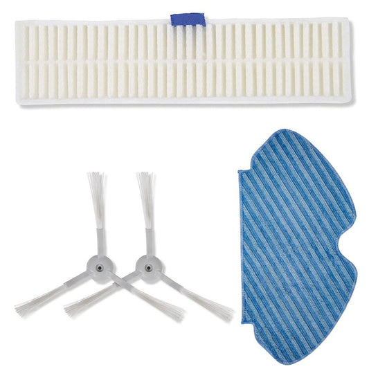 ya 25 Mop Cloth +Filter+Side Brush For ZR740003 For Explorer 60 RR7427 RR7447