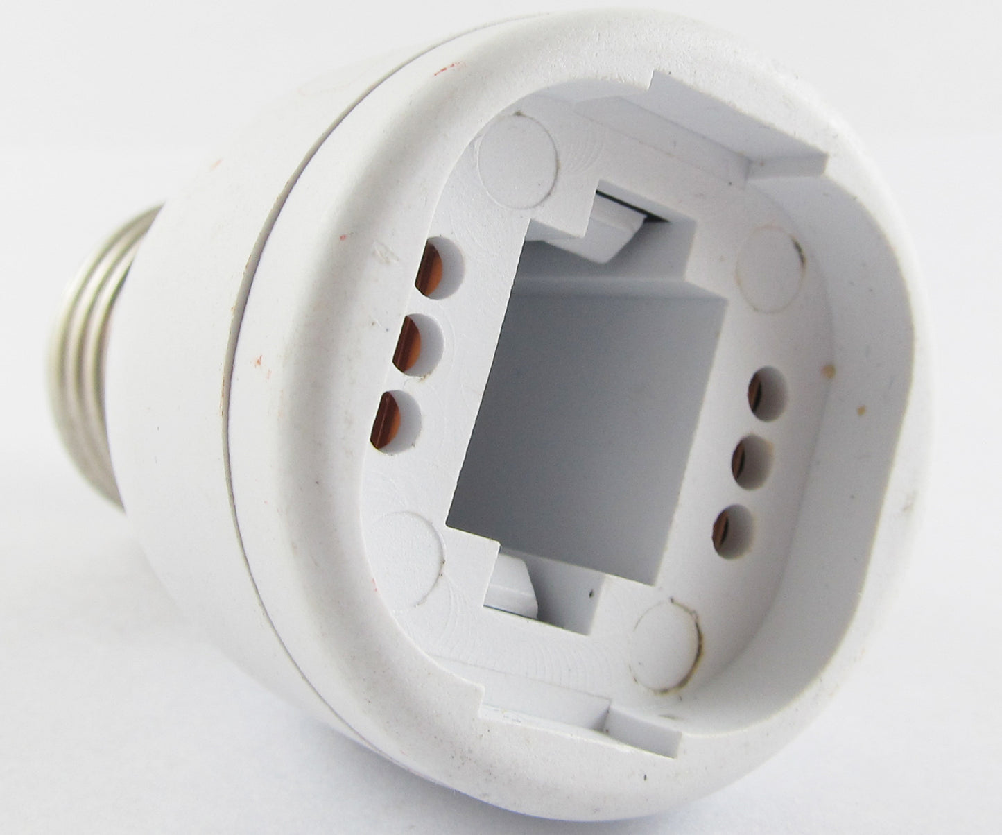 ya 14 10pcs E27 Male to G24 Female Socket Base LED Halogen CFL Light Bulb Lamp Adapter