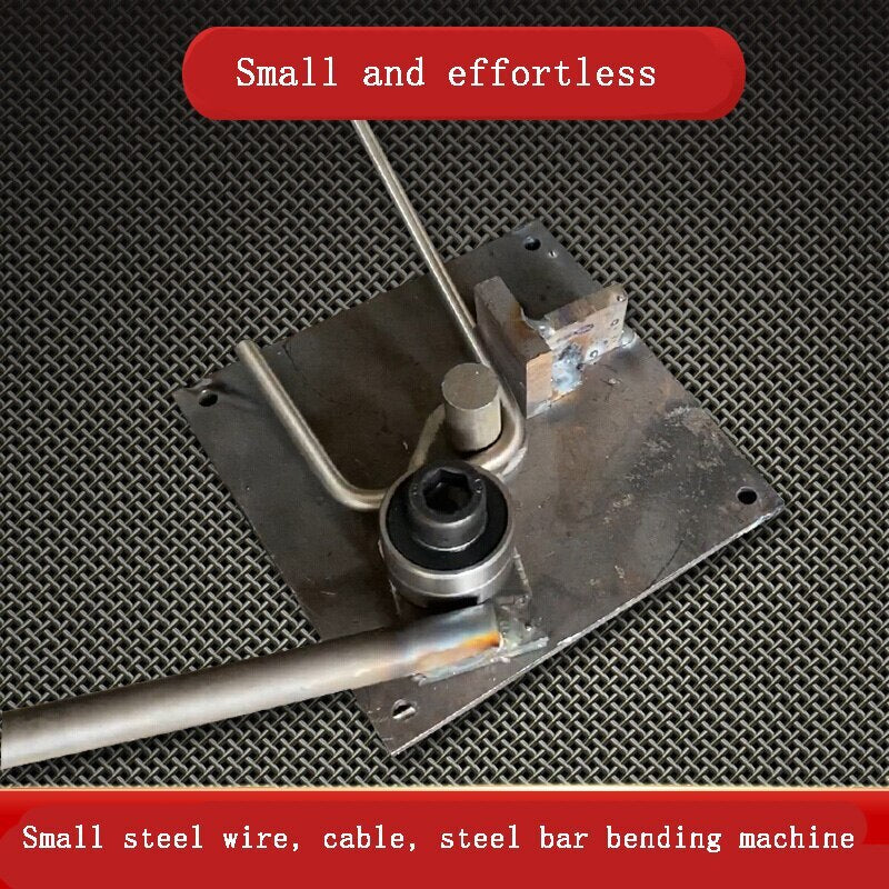 Manual Steel Bar Bender Portable Construction Building Bending Machine 1MM-8MM