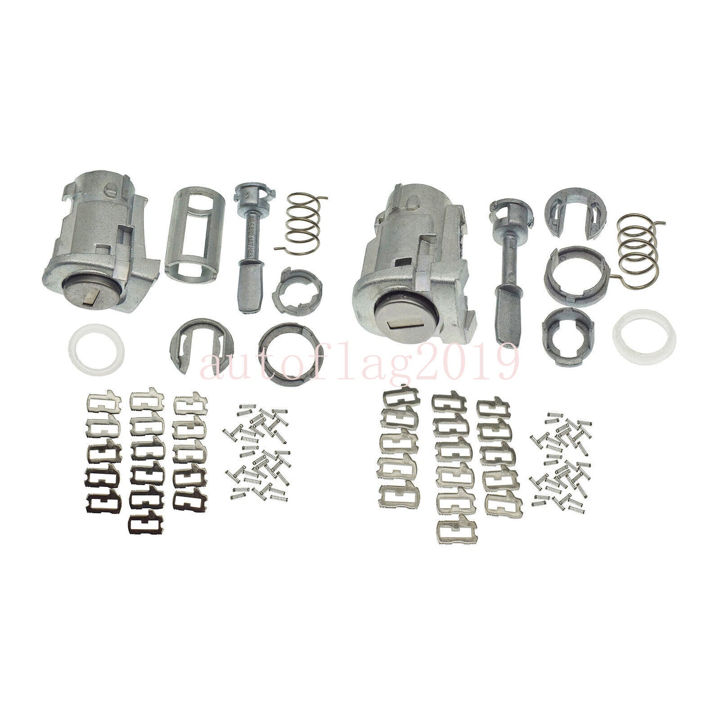 ya 5 8.7 for VW for Golf for JETTA 1997-2005 Left & Right Side Door Lock Cylinder Repair Set