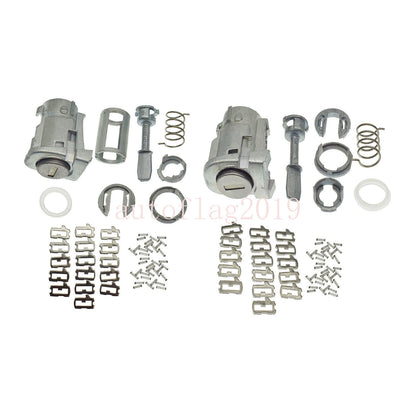 ya 5 8.7 for VW for Golf for JETTA 1997-2005 Left & Right Side Door Lock Cylinder Repair Set