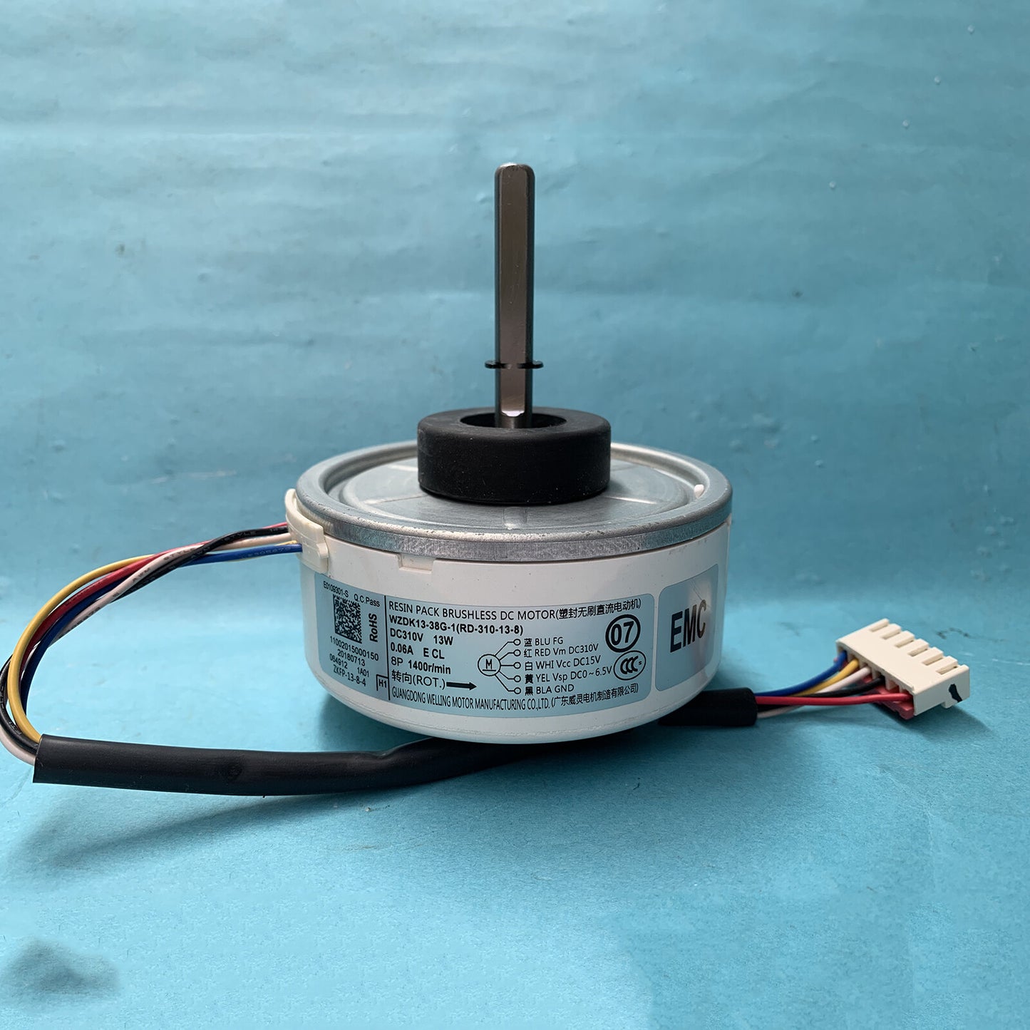 ya 25 Air Conditioning Motor 20W WZDK20-38G(ZKFP-20-8-6) Brushless DC Fan Motor
