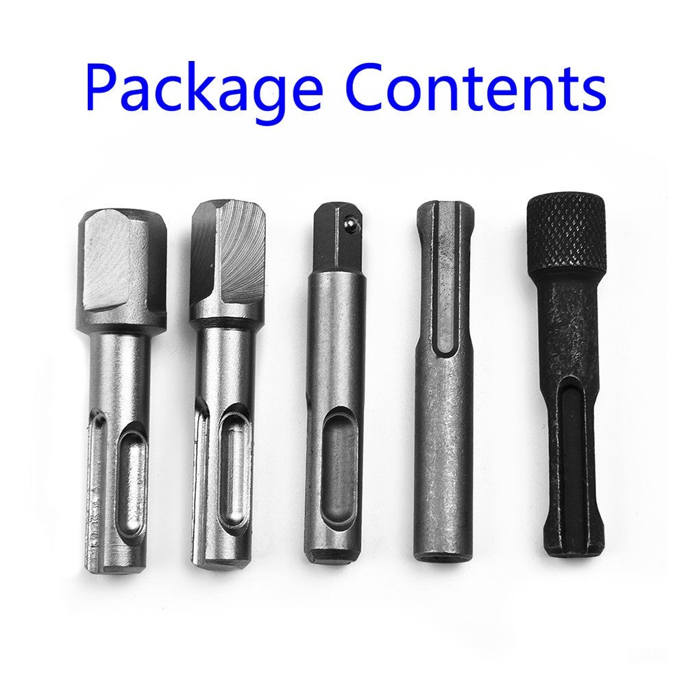 ya 25 5pcs 1/4 3/8 1/2 Hex Shank Drill Bit Chuck Adapter Converter Quick Change