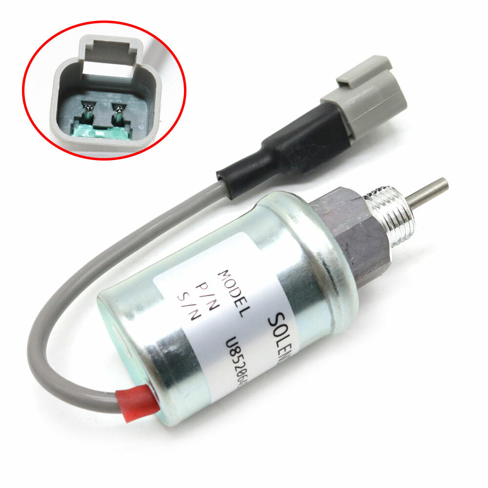 ya 3 6.25.3 Electrical Shut Off Solenoid U85206452 For Perkins 402D 403D 404D 404C 403C 12V