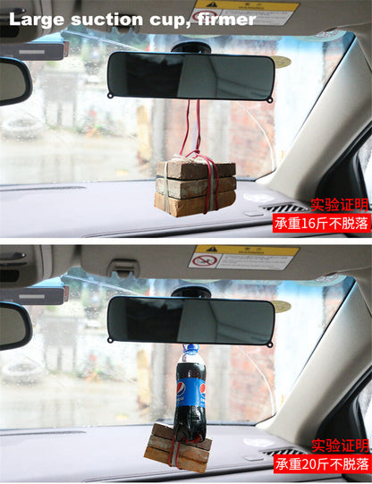 ya 5 8.7 245mm Interior Rear View Suction Cup Mirror For Car Bus SUV Truck Windshield