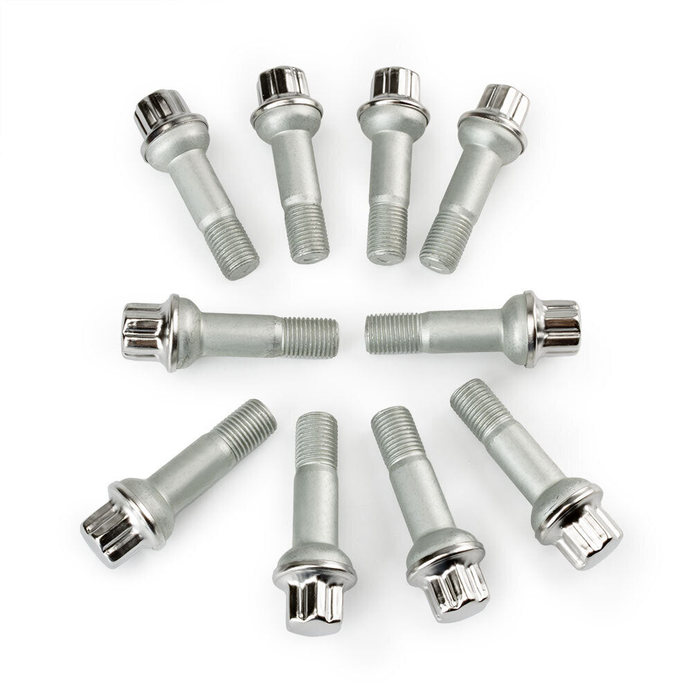 ya 8 5.27.2 10X for Mercedes ML350 S500 GLK350 S550 CL500 GL450 Wheel Lug Bolts Nuts New