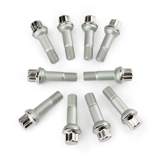 ya 8 5.27.2 10X for Mercedes ML350 S500 GLK350 S550 CL500 GL450 Wheel Lug Bolts Nuts New