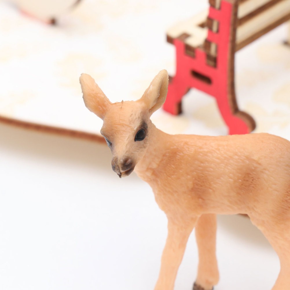ya 25 2 Pcs Deer Decorations Indoor Animal Figurines Or ment