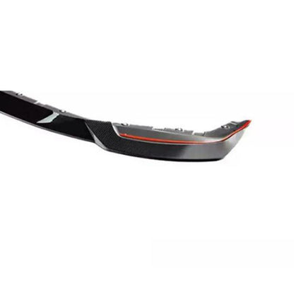 ya 10 10.28 Real Carbon Fiber MH Style Front Bumper Splitter Lip For 23-24 G87 M2 Coupe