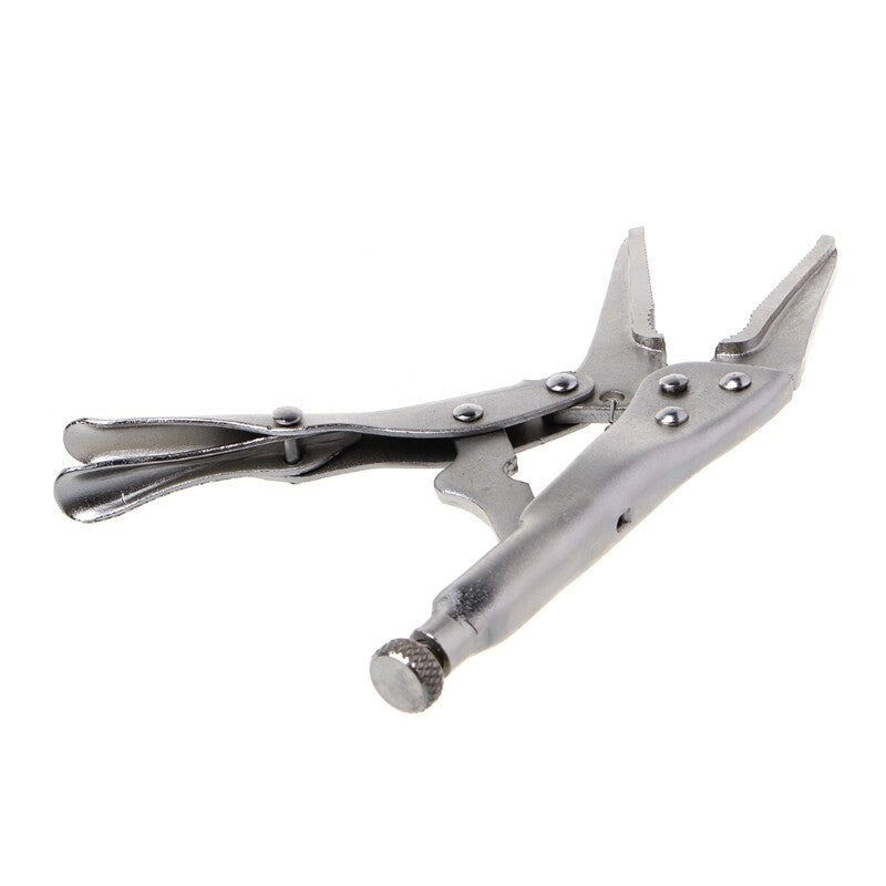 ya 25 7Inch Locking Pliers Long Nose Straight Jaw Lock Clamp Hand Tool 165mm