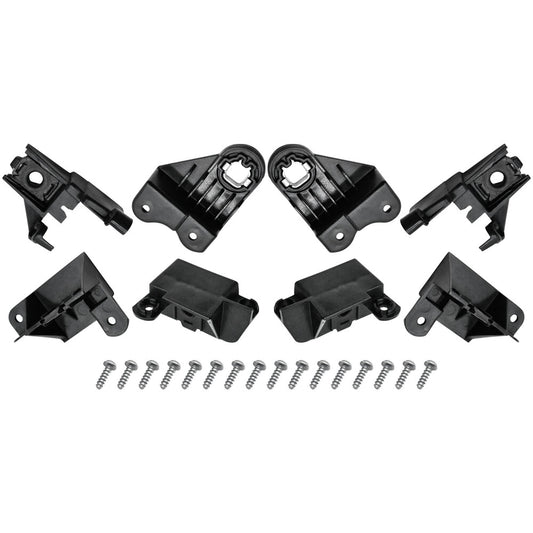 ya 13 5.27 Pair Headlight Bracket Repair Set Kit For X1 F48 F49 2019-2023 X2 F39 2017-2023