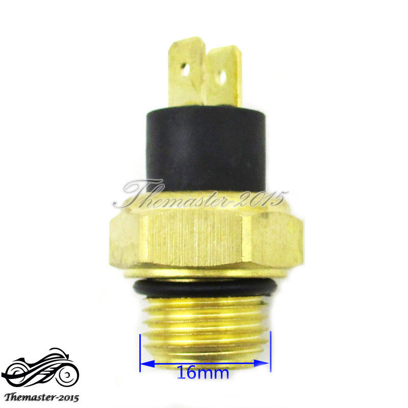 ya 6 6.12 16mm Radiator Thermal Fan Switch For 250cc Water Cooled ATV Quad Scooter Moped