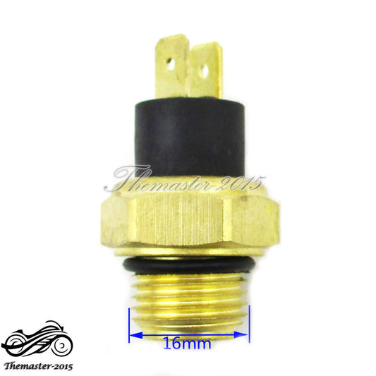 ya 6 6.12 16mm Radiator Thermal Fan Switch For 250cc Water Cooled ATV Quad Scooter Moped