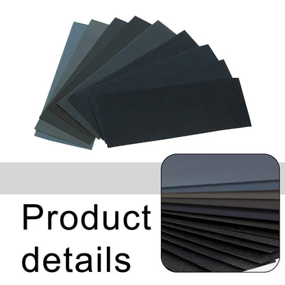 ya 14 24PCS Waterproof Sandpaper Set 12 Grits 9 by 3 6 Inch for Wood and Metal Use