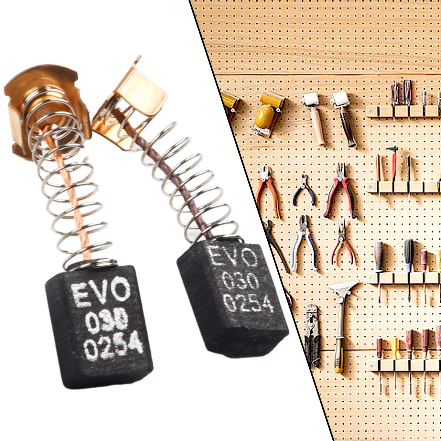 ya 28 2PCS For Evolution RAGE 3s&Fury 3S Carbon Brushes 210mmSliding Mitre Saw030-0254