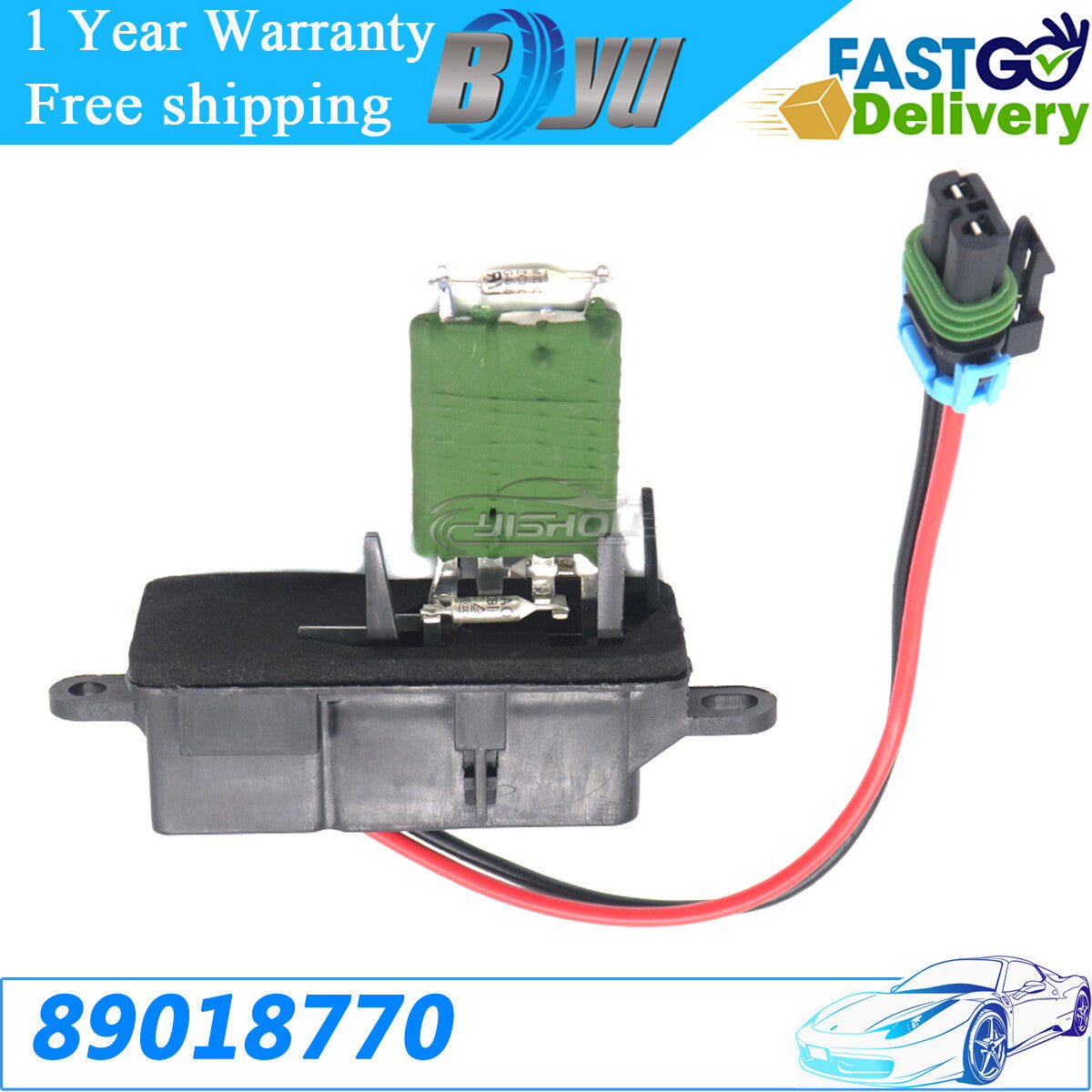 ya 11 6.6 89018770 New Heater Blower Motor Resistor for Chevy Express1500 for GMC Savana 2500