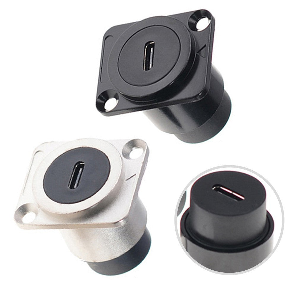 ya 15 10.20 Panel Mount USB C Connector 2pcs Female to Female for Diverse Applications
