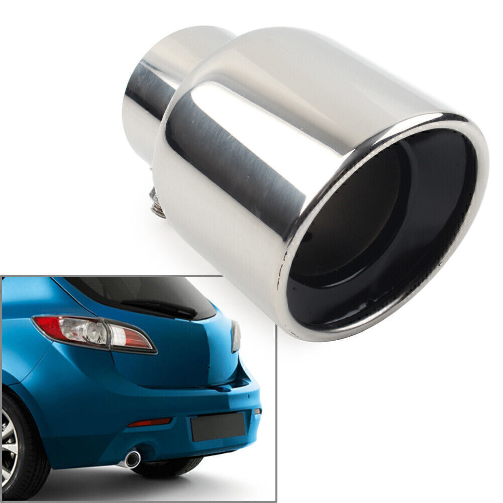 ya 4 6.17.2 for Mazda 3 2010-2013 Stainless Steel Car Rear Pipe Tail Muffler Tip