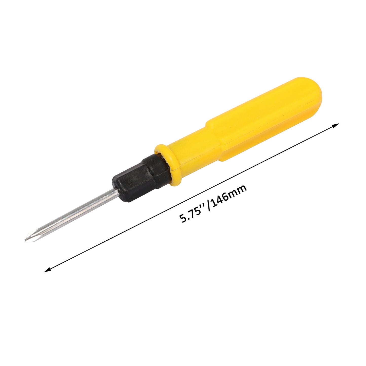 ya 26 50PCS Cross  Slotted Detachable Screwdriver for Office Equipment Yellow