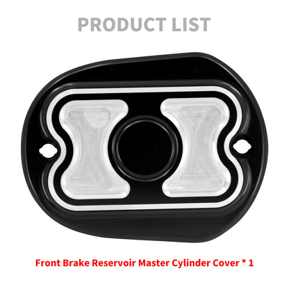 ya 5 8.7 Brake Reservoir Master Cylinder Cover for Harley Sportster 883 1200 48 72 07-22