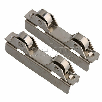 ya 14 60PCS Glass Sliding Patio Door Roller Double ing Pulley Wheel 8mm