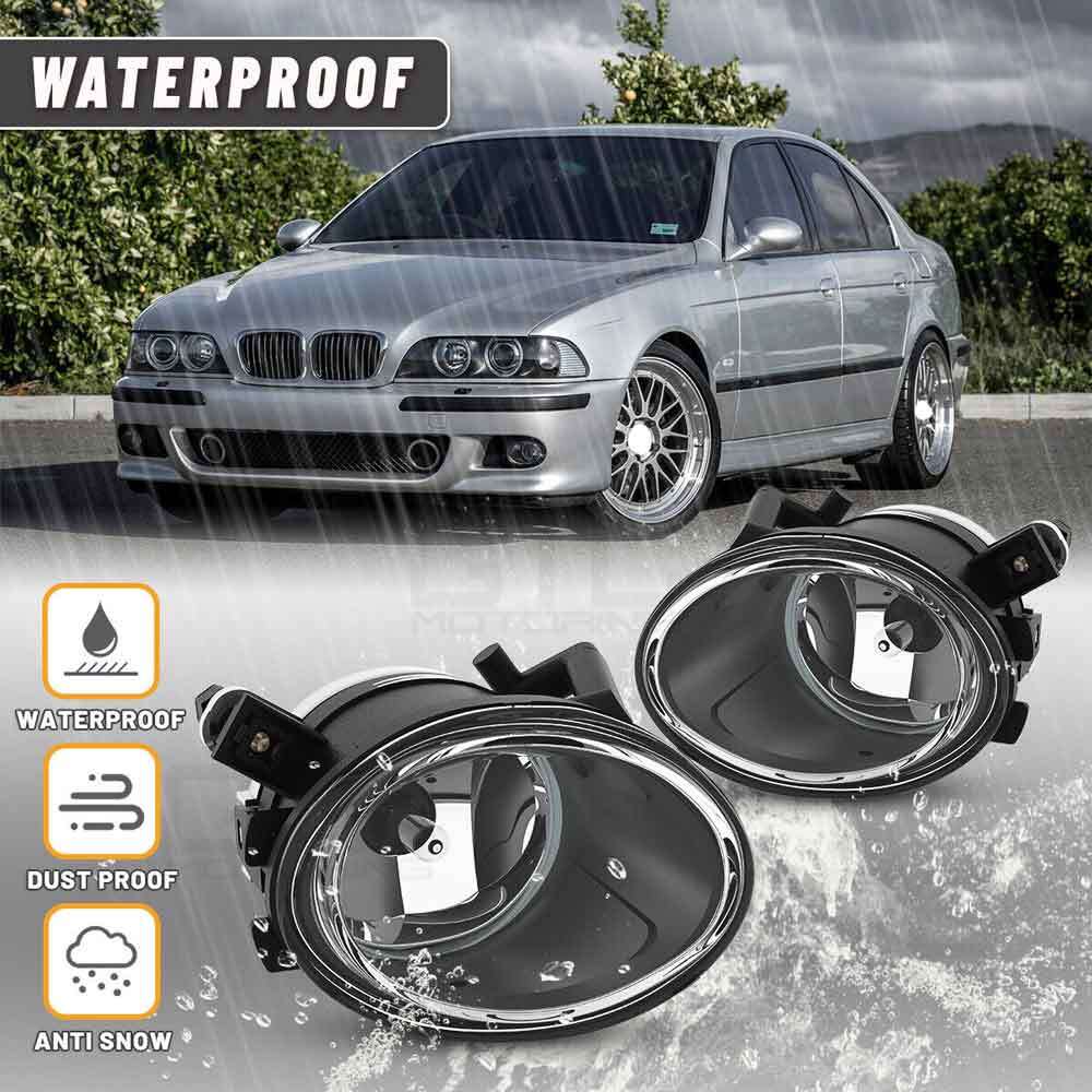 ya 1 8.5.3 Fog Lights for 01-06 E46 3 325i 330i M3 M5 Bumper Lamp Clear Lens Set