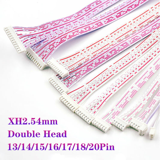 JST 2.54mm Connector Cable XH2.54 Plug 13/14/15/16/17/18/20Pin Length 30/20/10CM