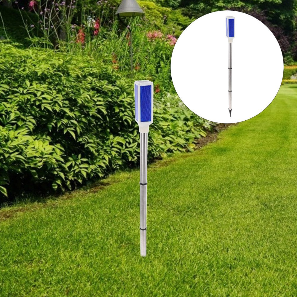 ya 5 8.7 2 Pcs Solar Ground Light Outdoor Warning Garden Markers Path Lights