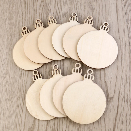 ya 25 10 Pcs Wood Craft Or ments for Painting Paintable Engraved Tags