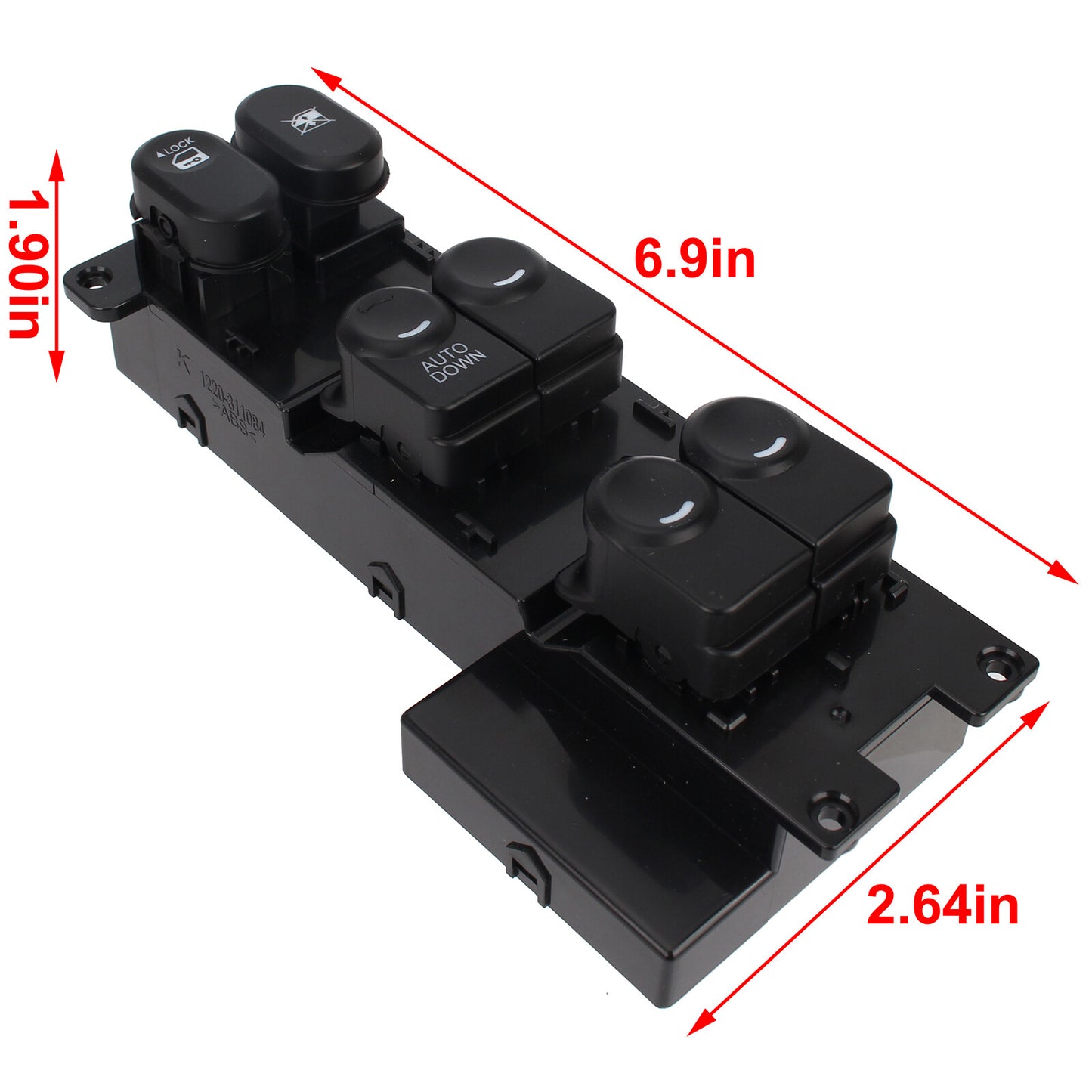 ya 1 8.5.2 Front Left Master Power Window Switch for Hyundai for Elantra 2.0L 09-10 93570-2L010