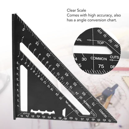 ya 14  Ruler 7in Carpenter Square Aluminum 90 De s 45 De s Portable