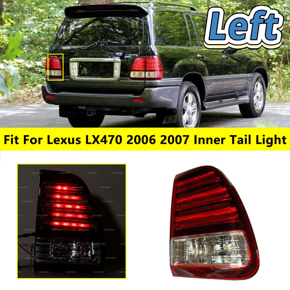 ya 2 6.26.2 Red left rear brake stop light inner tail light for Lexus LX470 2006 2007