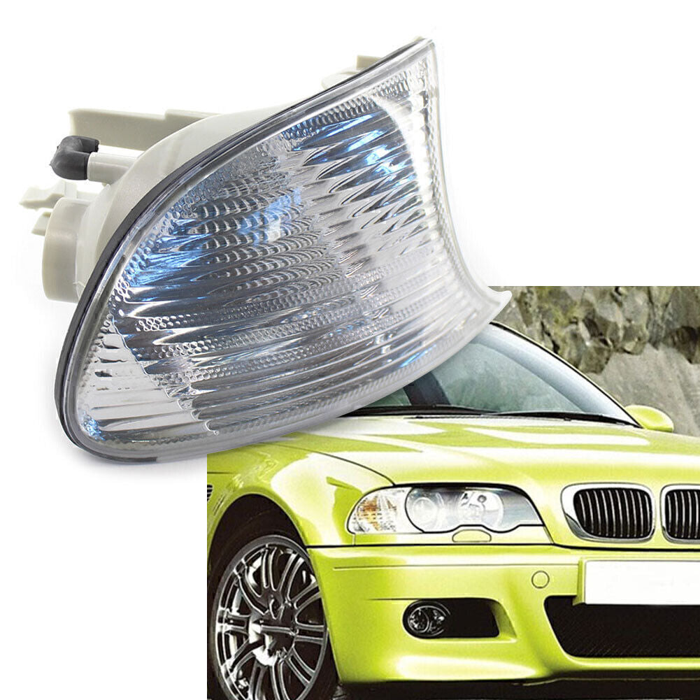 ya 5 6.16.2 for BMW E46 3-Series 2DR 00-01 Right Side Corner Light Clear Lens