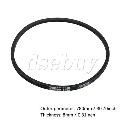 ya 26 4 Pieces Black Washer Drive Belts Replacement for WP27001007VP 37820 28.54 