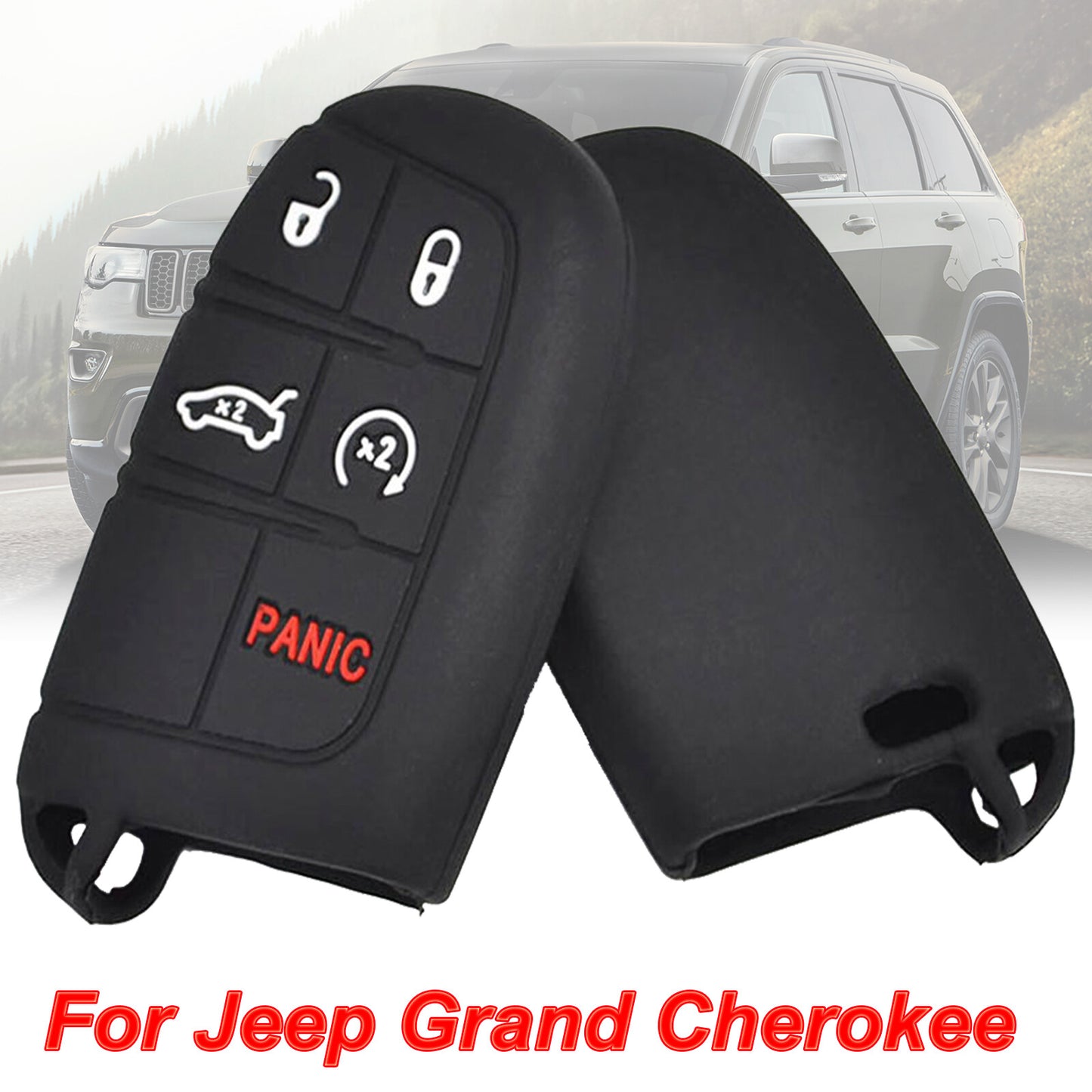 ya 5 8.7 for Dodge for Ram Journey Durango Dart for Challenger Silicone Key Case Remote Fob Cover