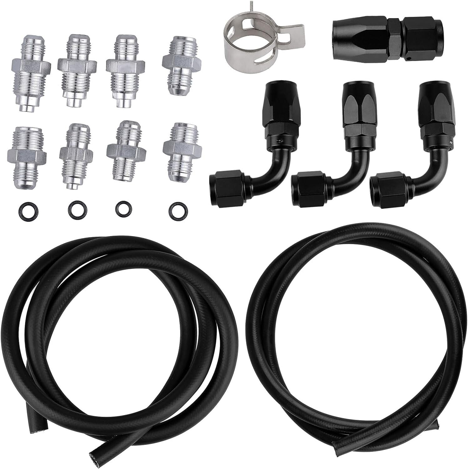 ya 5 8.7 Universal Power Steering Pump Hose Kit for LS Swap LS1 LS3 # 551082