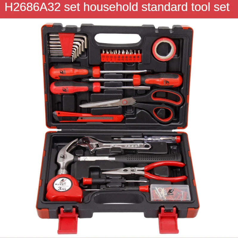 ya 26 32pcs Multifunctio l Household Hardware Combi tion Tool Set Manual Repair