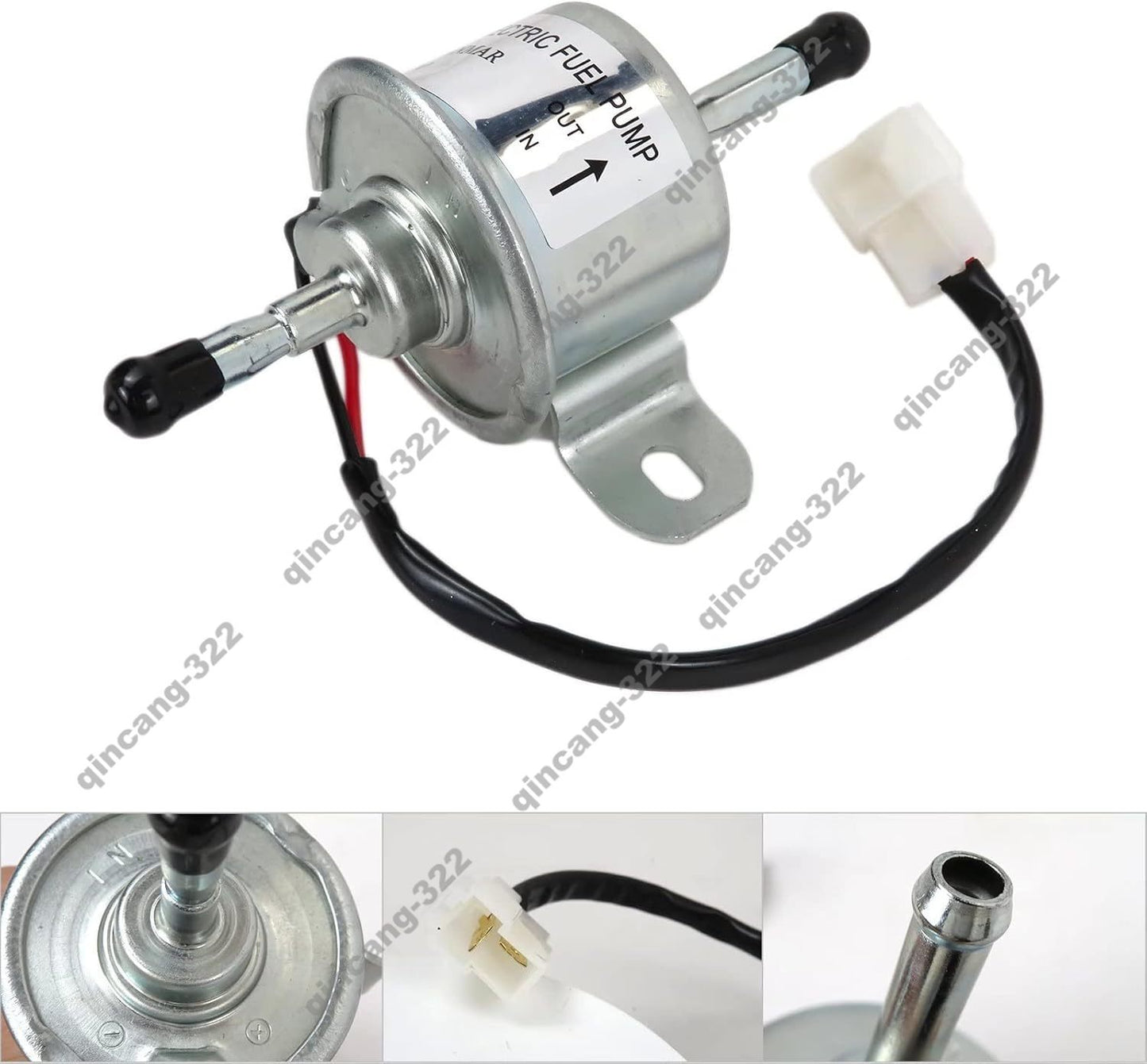 ya 27 7.2 12V Electric Fuel Pump AM876265 for 322 Gator 4X2 F912 F932 FD750D