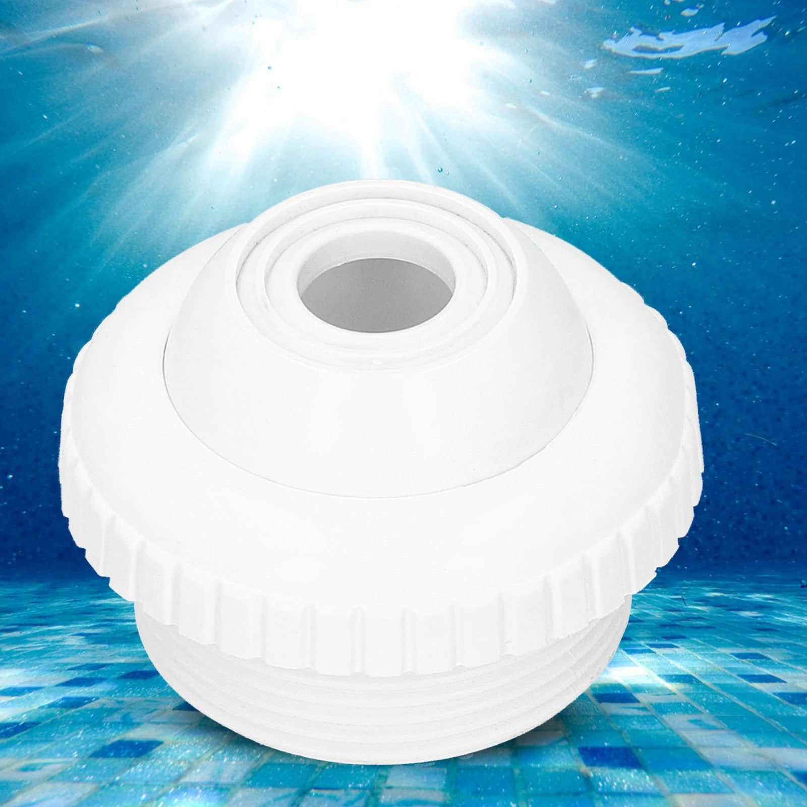 ya 14 2PCS 1.5in Male Thread Rotatable Swimming Pool Spa Massage Nozzle